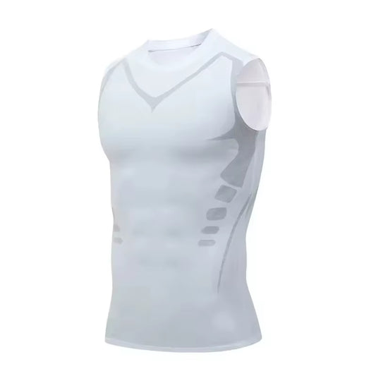 SculptPro™ – Men's Ionic Slimming Compression Vest